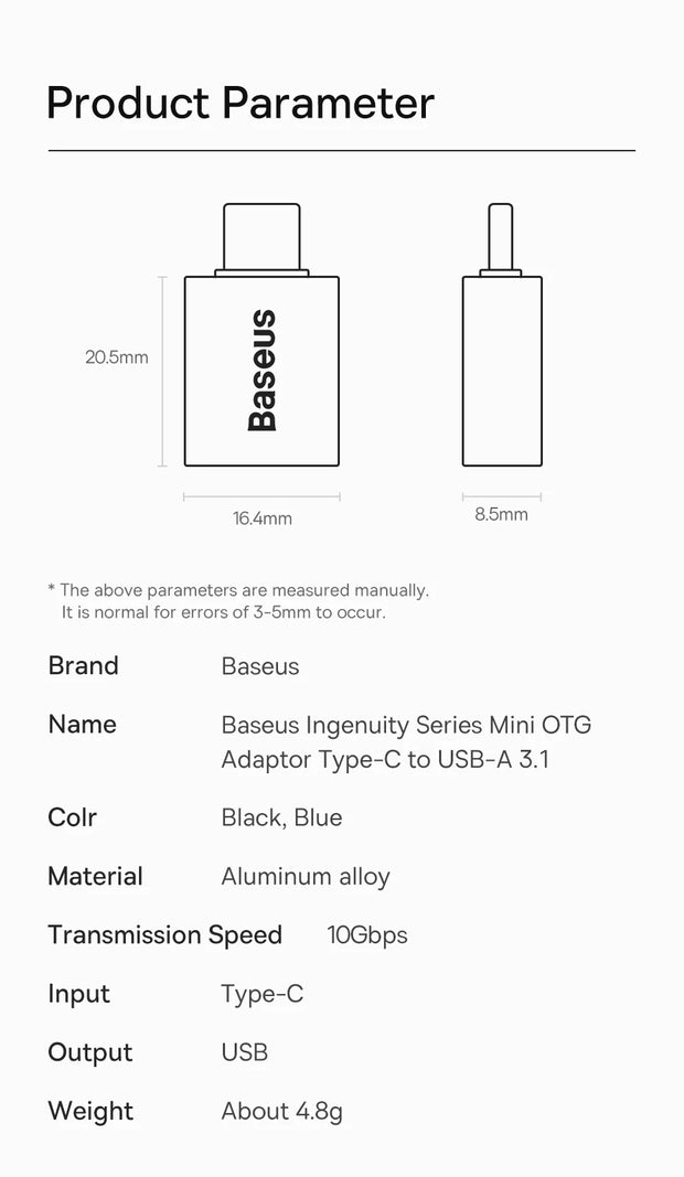 3.1 OTG Adapter Type-C
