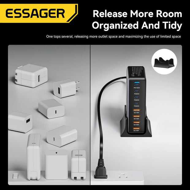 "desktop charging station cable management"
"desktop charging station anker"

