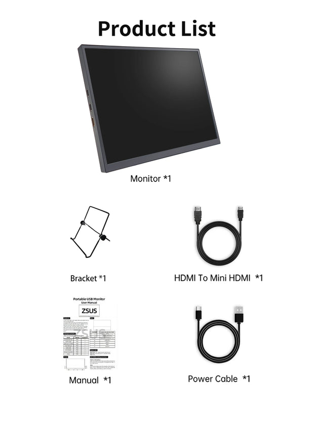 Portable Monitor 1280P