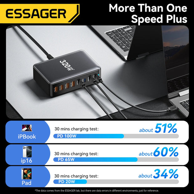"desktop charging station for multiple devices"
