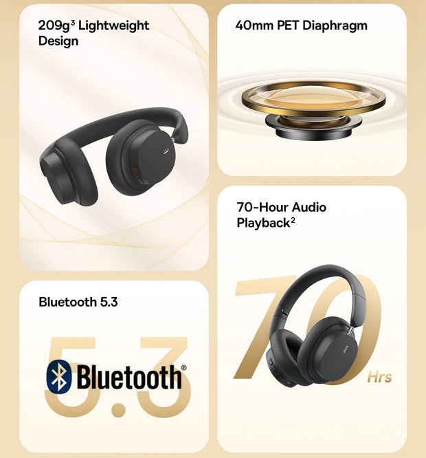 Baseus Wireless Headphone