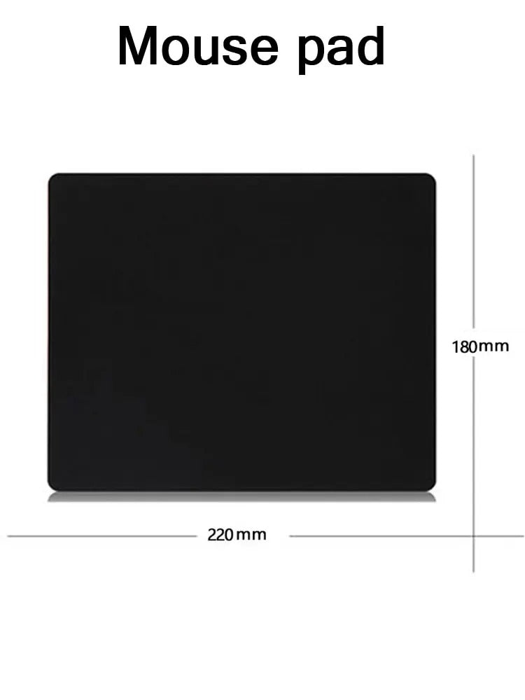 Mouse Pad Gaming Esports Mouse Pad Universal Desktop And Laptop Computer Simple And Pure Black Office Rubber Small Anti Slip Pad